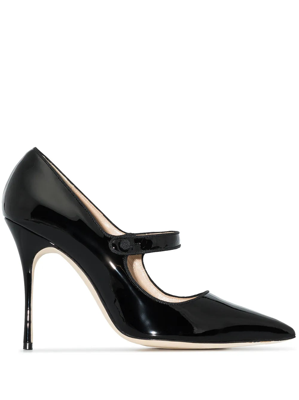 Manolo Blahnik BB 105 Pump — Black Patent