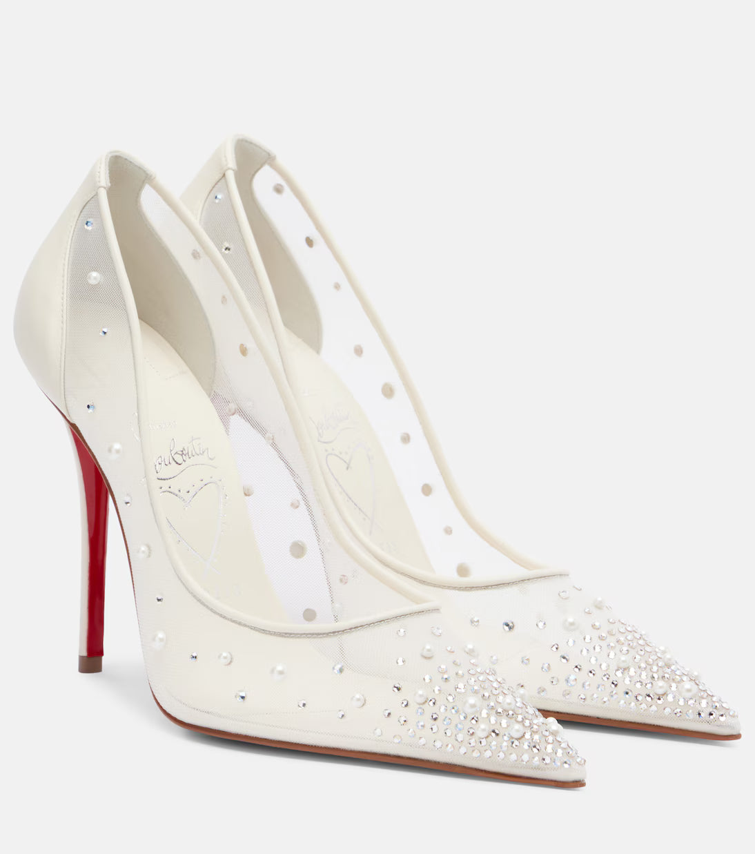 Christian louboutin Miss Z Degrastrass Perla White