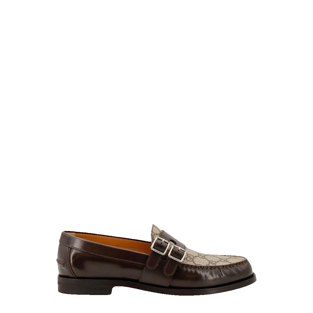 Gucci Loafer Brown & Beige GG Canvas