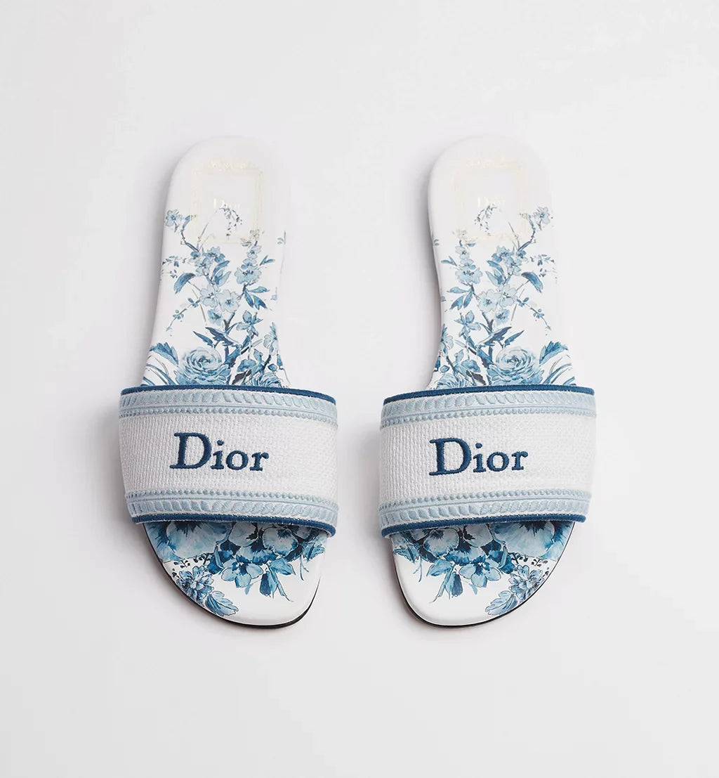 Dior Dway slide White and Blue