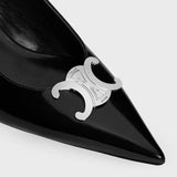Celine Triomphe Slingback Pump in Calfskin — Black 2