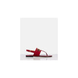 Gucci Rubber Horsebit Thong Sandals Vintage Red 1
