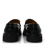 Christian Dior Brushed Calfskin Boy Loafer Black White 6