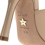 Christian Dior Patent Ribbon J'Adior Slingback 65Mm Pump Nude & Pink 7