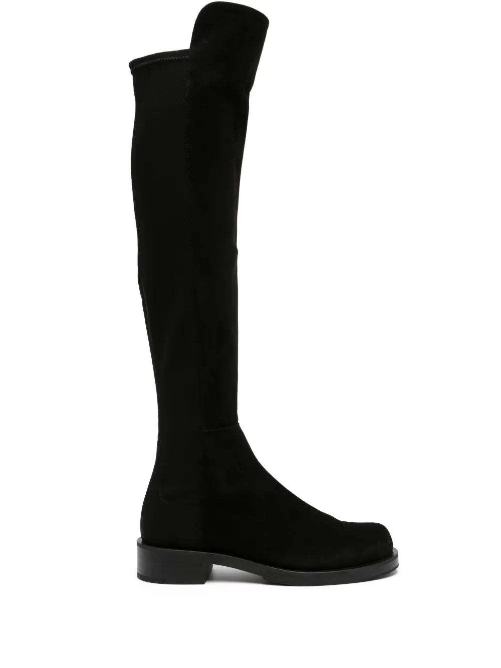 Stuart Weitzman Highland 5050 Over The Knee Boot — Black Suede