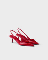 Prada Patent Leather Slingback Pumps 4