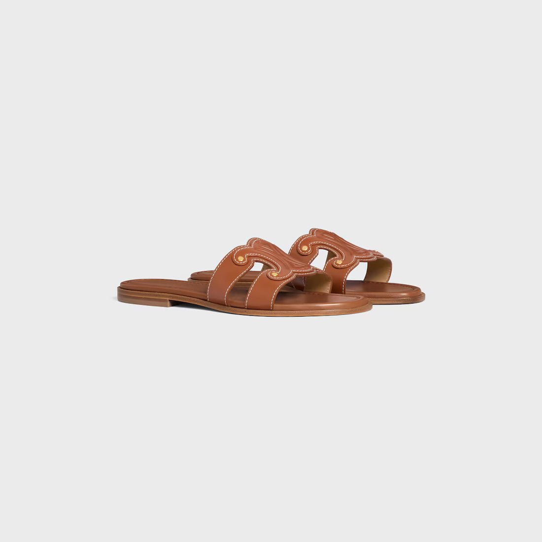 Celine Triomphe Mule in Calfskin