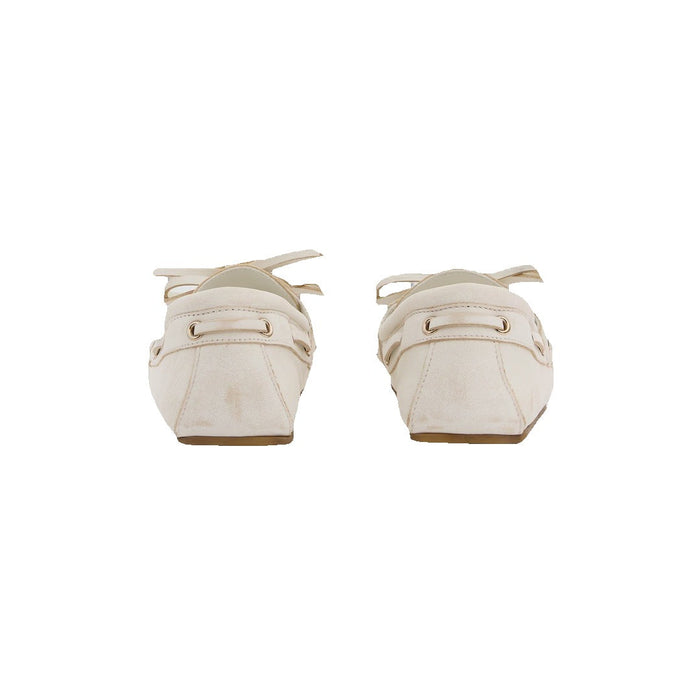 Gucci Interlocking G Boat Shoes White