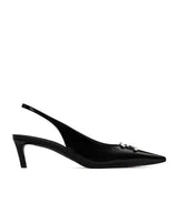 Celine Triomphe Slingback Pump in Calfskin — Black 3