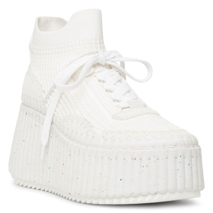 Chloé Nama Mesh Sneakers — White & Silver