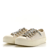 Christian Dior Walk'n'Dior Low Top Sneakers Black Canvas Floral & Beige 4
