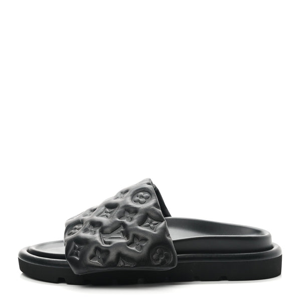 Louis Vuitton Pool Pillow Comfort Mule in Black Monogram
