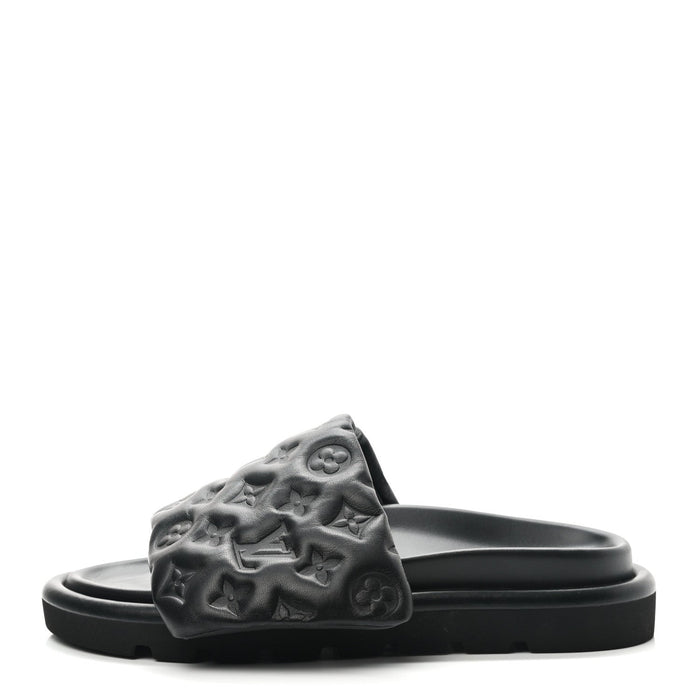 Louis Vuitton Pool Pillow Comfort Mule in Black Monogram