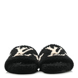 Louis Vuitton Shearling Bom Dia Flat Mule in Black 2