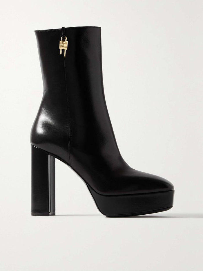 Givenchy G Lock Leather Slingback Pump — Black