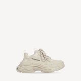 Balenciaga Triple S Logo-Embroided Leather, Nubuck and Mesh Sneakers 1