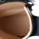 Gucci Sylvie Web Lace Up Combat Boots Black 8