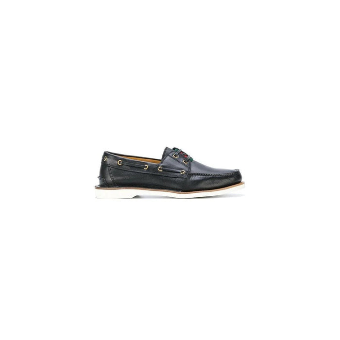 Gucci Boat Shoes Black