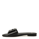 Fendi Baguette Flat Slide in Black Calfskin 1
