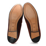 Gucci Velvet GG Monogram Horsebit Jordaan Loafers Blue Brown Suede 5