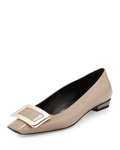 Roger Vivier Trompette Pump in Patent Leather — Black
