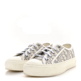 Christian Dior Canvas Oblique Walk'n'Dior Low Top Platform Sneaker Grey Stone 4