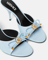 Versace Opera Bow Patent Mules 2