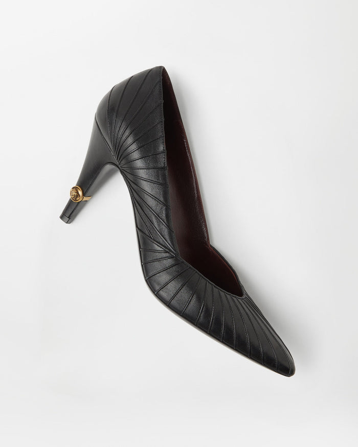 Versace Gianni Leather Pumps