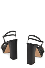 Gucci platform Sandal With Double G Black 2