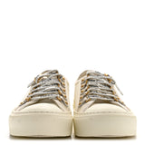 Christian Dior Walk'n'Dior Low Top Sneakers Black Canvas Floral & Beige 3