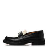 Christian Dior Brushed Calfskin Boy Loafer Black White 1
