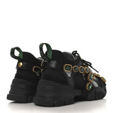 Gucci Flashtrek Mesh Calfskin Removable Crystals Sneakers Silver 5