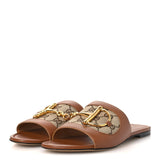 Gucci Horsebit Slide Sandals Beige & Ebony GG 4