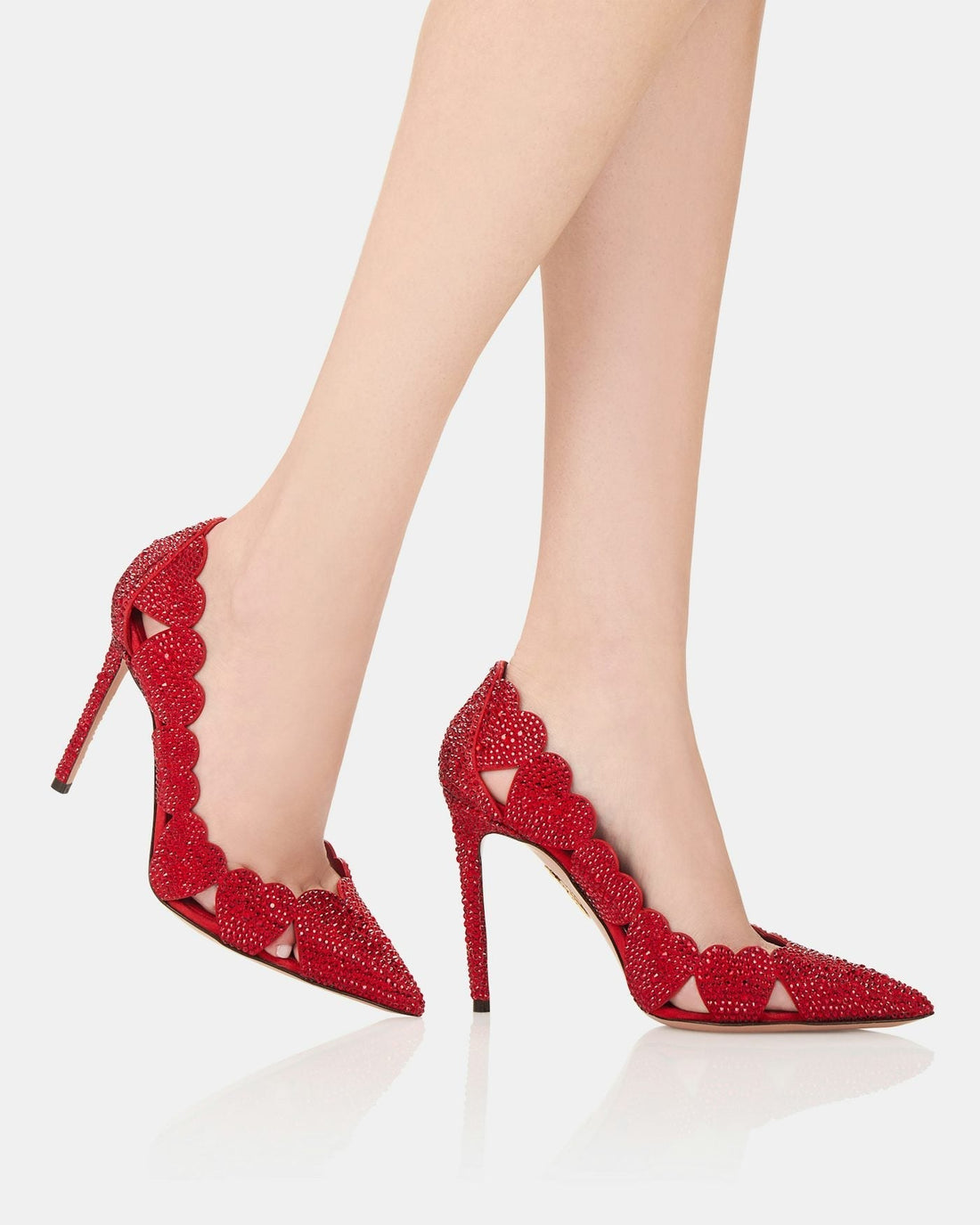 Aquazzura Amourose Maxi Crystal Pump 105