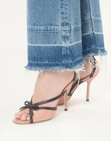 Valentino Bepointy Sandal in Patent Leather and Kidskin 5