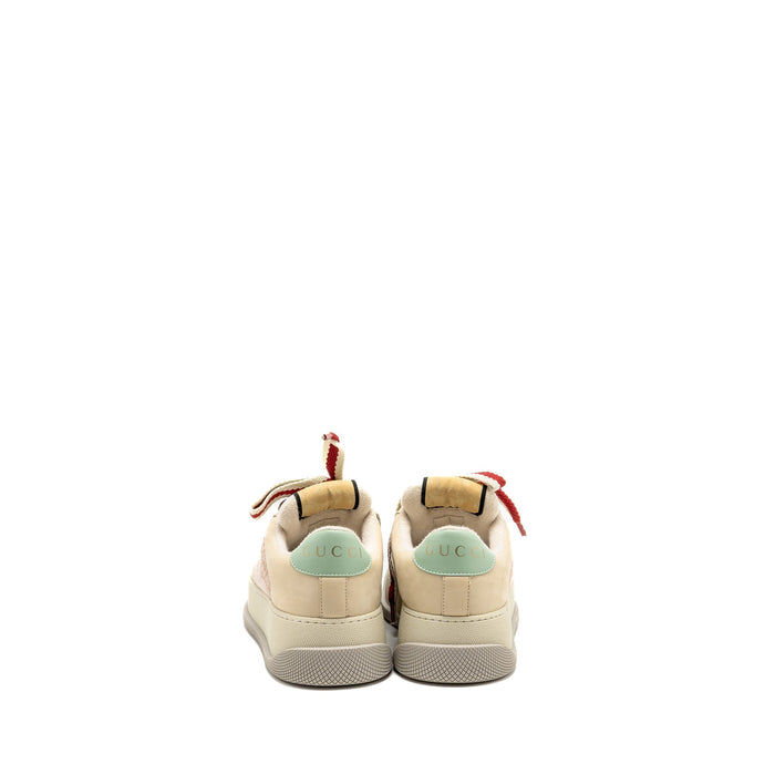 Gucci Screener Trainer GG Canvas/Leather Pink/Beige/Multicolour