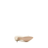 Gucci Interlocking G Horsebit Detailed Pumps Leather White GHW 7