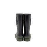 Dior Diorunion Rain Boot Rubber Black/Dark Green 3