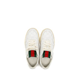 Gucci Re-Web Trainer GG Supreme Canvas/Leather Beige/White 4