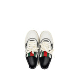 Gucci Re-Web Sneakers Leather White/Black 4