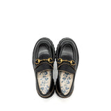 Gucci Leather Lug Sole Horsebit Loafer Black GHW 4