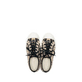 Dior Walk’N’Dior Platform Sneaker Tweed/Leather Beige/Black 4