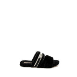 Dior Chez Moi Sandals Shearling Black 4