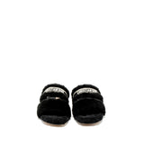 Dior Chez Moi Sandals Shearling Black 3