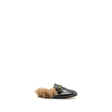 Gucci Horsebit Princetown Fur Slipper Leather Black GHW 5