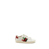 Gucci Leather Sneakers With GG Cherry Print White Multicolour 5