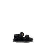 Dior DiorAct Sandal Shearling/Sheepskin Black GHW 5