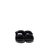 Dior DiorAct Sandal Shearling/Sheepskin Black GHW 2