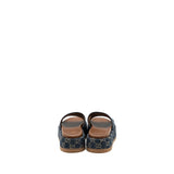 Gucci Platform Slide Sandals GG Supreme Blue Denim 3