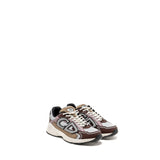 Dior B30 Low Trainers Technical Mesh/Calfskin Grey/Brown 1